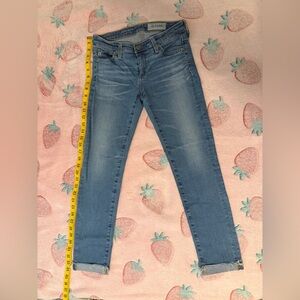 AG The Stilt Roll-Up Skinny Jeans Women’s Size 25 Stretch Denim